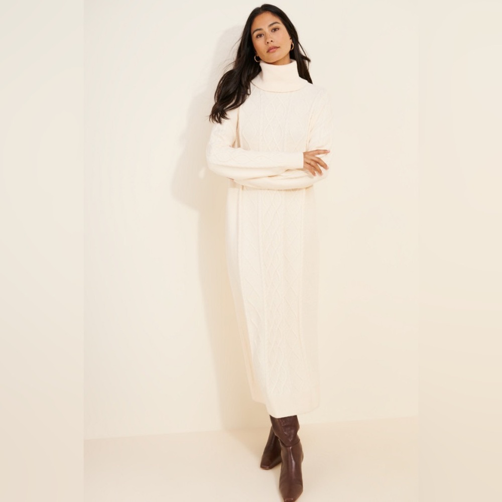 Show Me Your MuMu Cream Montreal Midi Dress